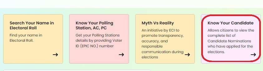 New Election Portal 2024 Chunav Result